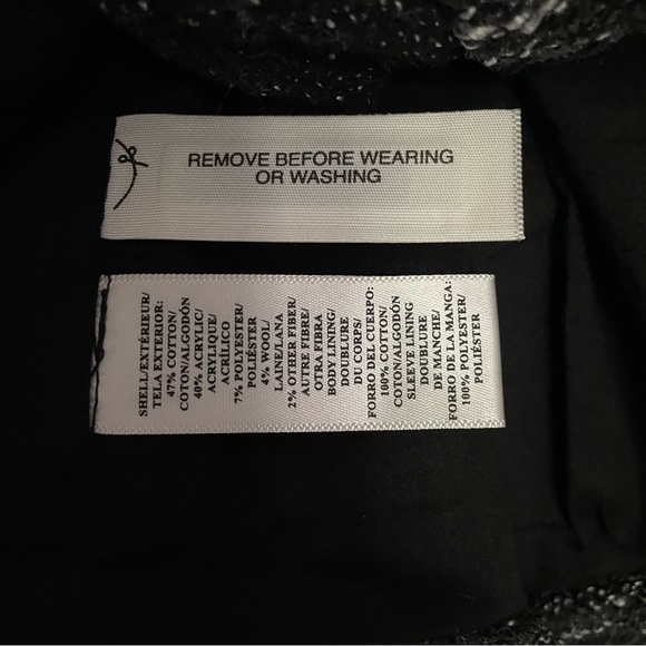 Ann Taylor Tweed Jacket Size Large - Picture 4 of 4